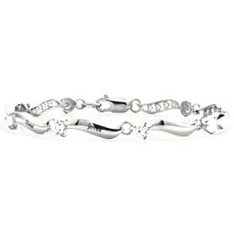 Engraved Bracelet with 1-8 Stones
