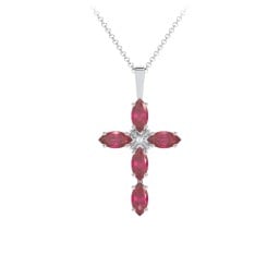 Marquise Cross Pendant