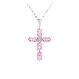 Marquise Cross Pendant