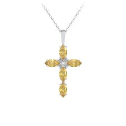 Marquise Cross Pendant