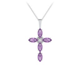 Marquise Cross Pendant