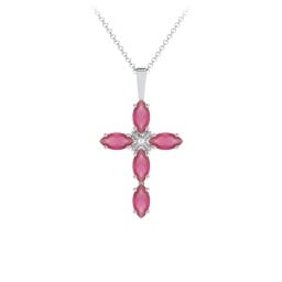 Marquise Cross Pendant