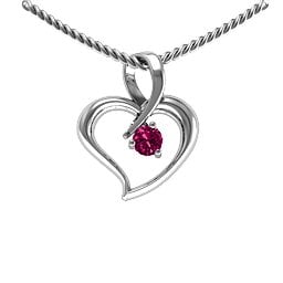 Twist Petit Heart Pendant
