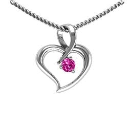 Twist Petit Heart Pendant