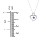 Twist Petit Heart Pendant – 10K Yellow Gold with Mint Premium Zirconia