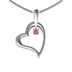 Tilted Heart Pendant