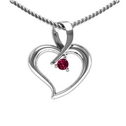 Twist Heart Pendant