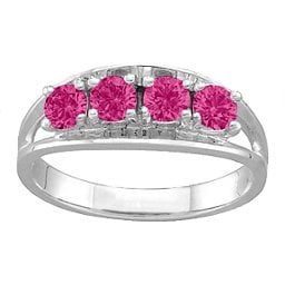 Classic 2-6 Gemstones Ring