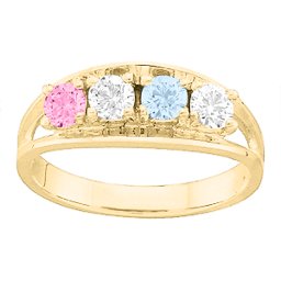 Classic 2-6 Gemstones Ring