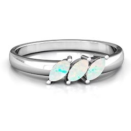 Grand Marquise Trio Ring