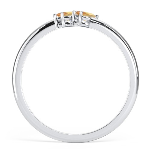 2 Stone Marquise Ring