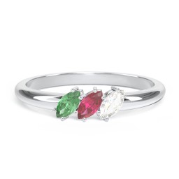 Petit Marquise Trio Ring
