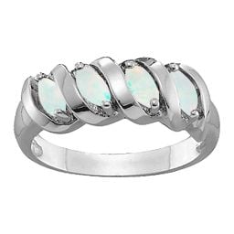 2-6 Marquise Spiral Ring