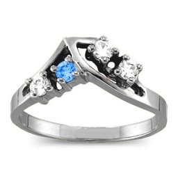 1-5 Stone Crest Ring