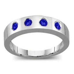 Belt Ring with 2-6 Round Stones