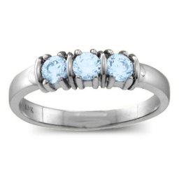 Classic Separated 2-5 Stones Ring