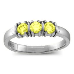 Classic Separated 2-5 Stones Ring