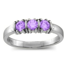 Classic Separated 2-5 Stones Ring