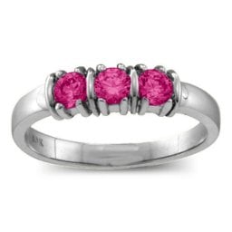 Classic Separated 2-5 Stones Ring