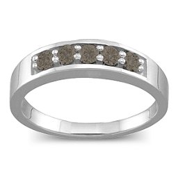 Geometric 3-6 Stones Ring