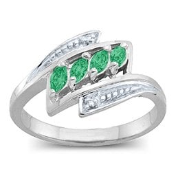 2-6 Marquise and Accents Ring