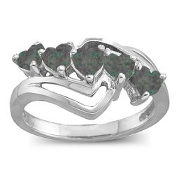 Starburst Heart Ring