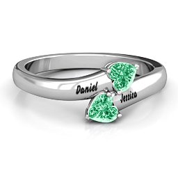 "Tribute" Hearts Bypass Ring