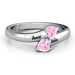 "Tribute" Hearts Bypass Ring