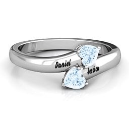 "Tribute" Hearts Bypass Ring