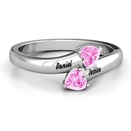 "Tribute" Hearts Bypass Ring