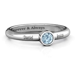 Bezel Set Solitaire Ring