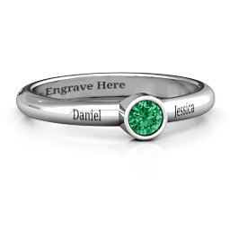 Bezel Set Solitaire Ring