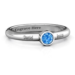 Bezel Set Solitaire Ring