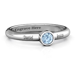 Bezel Set Solitaire Ring