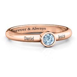 Bezel Set Solitaire Ring