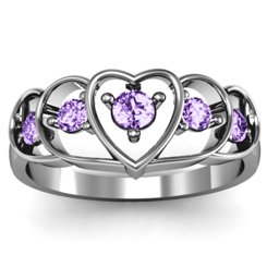 Heart Collage Ring