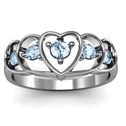 Heart Collage Ring