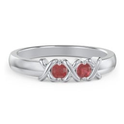 Hugs & Kisses XOXO Ring with 2-5 Stones