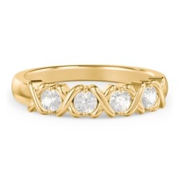 Hugs & Kisses XOXO Ring with 2-5 Stones