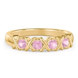 Hugs & Kisses XOXO Ring with 2-5 Stones