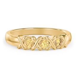 Hugs & Kisses XOXO Ring with 2-5 Stones