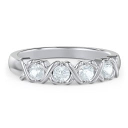 Hugs & Kisses XOXO Ring with 2-5 Stones