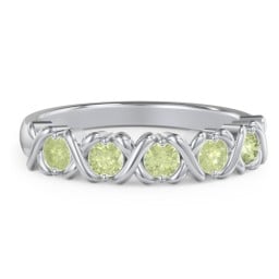 Hugs & Kisses XOXO Ring with 2-5 Stones