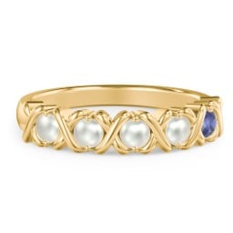 Hugs & Kisses XOXO Ring with 2-5 Stones