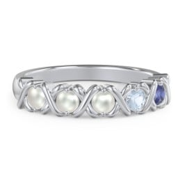 Hugs & Kisses XOXO Ring with 2-5 Stones