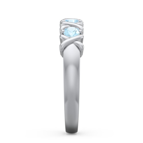 Hugs & Kisses XOXO Ring with 2-5 Stones