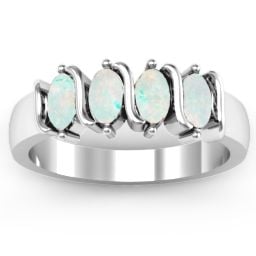 2-5 Oval Stones Ring