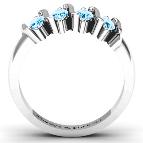 2-5 Oval Stones Ring