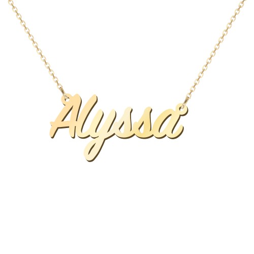 Personalised Name Necklace Layering Set with Paper Clip Chain