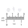 Engravable Edgy & Bold Stud Earrings Stack - Set of 3